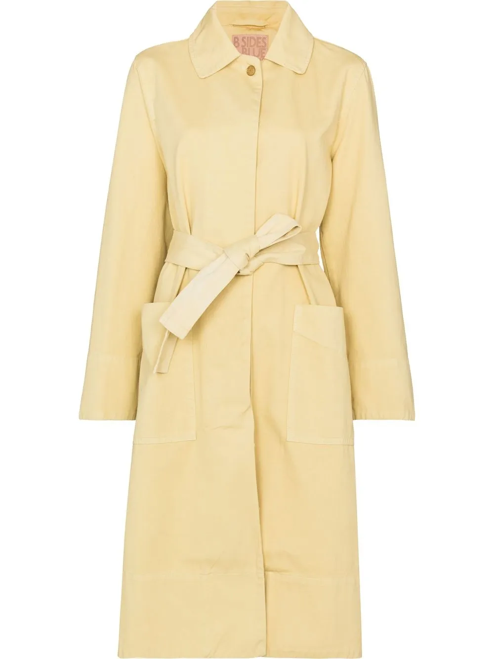 

B SIDES chino belted trench coat - Neutrals