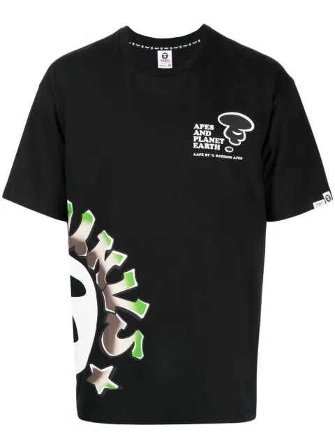 AAPE BY *A BATHING APE® graphic-print logo T-shirt