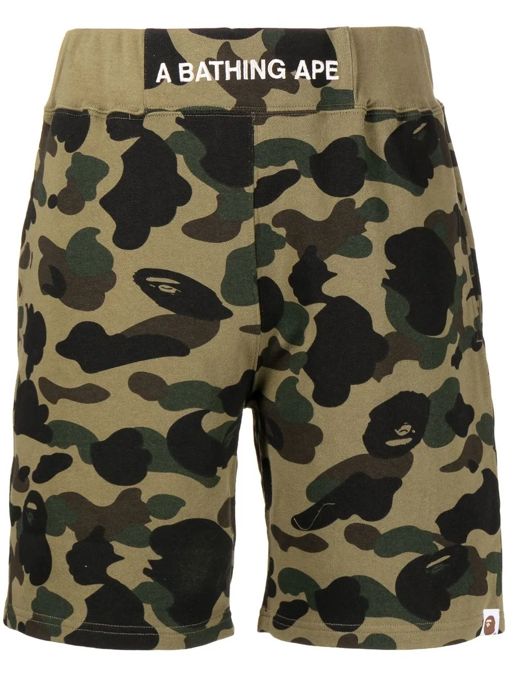 

A BATHING APE® camouflage-print Bermuda shorts - Green