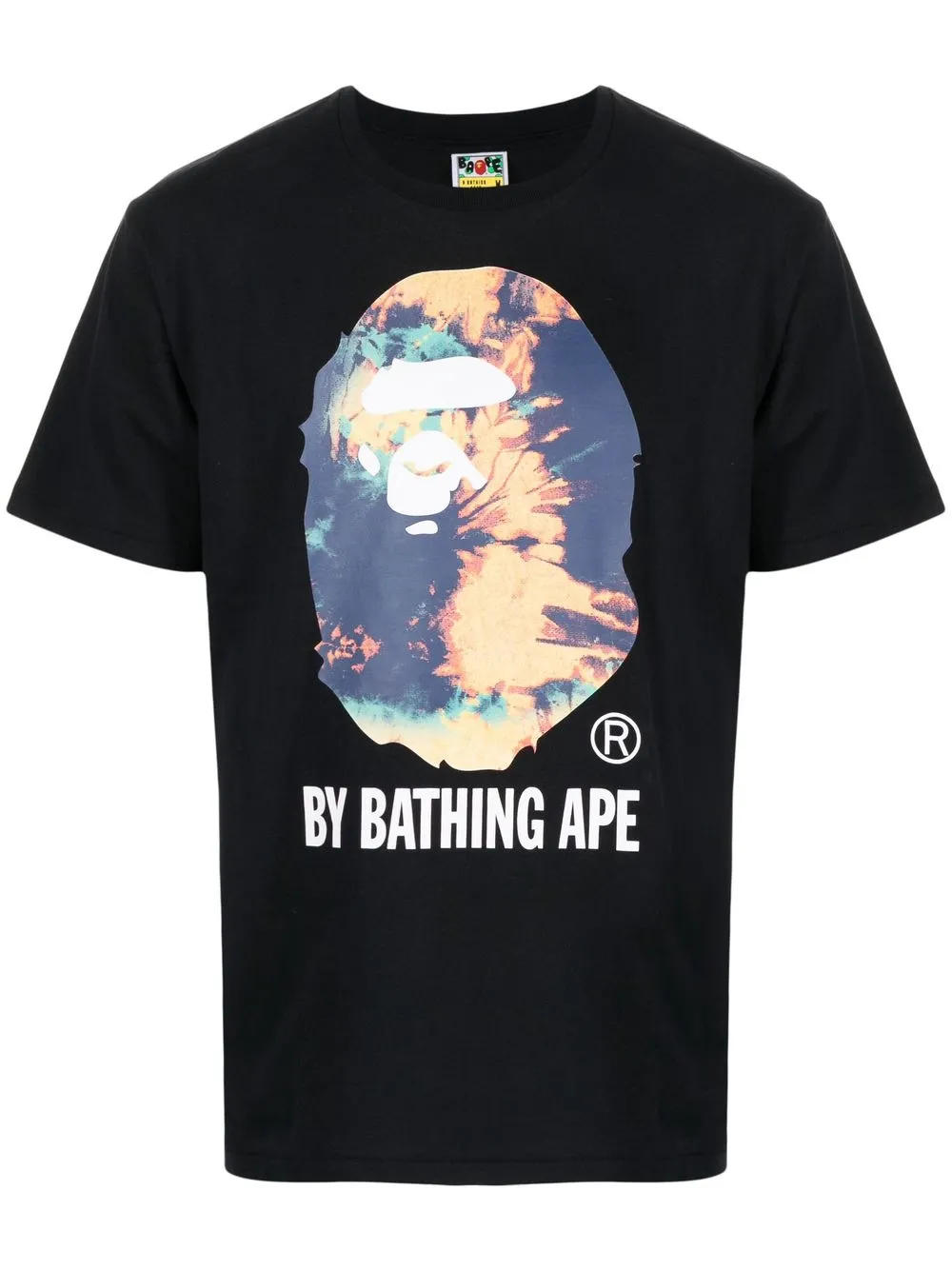 

A BATHING APE® logo-print cotton T-shirt - Black