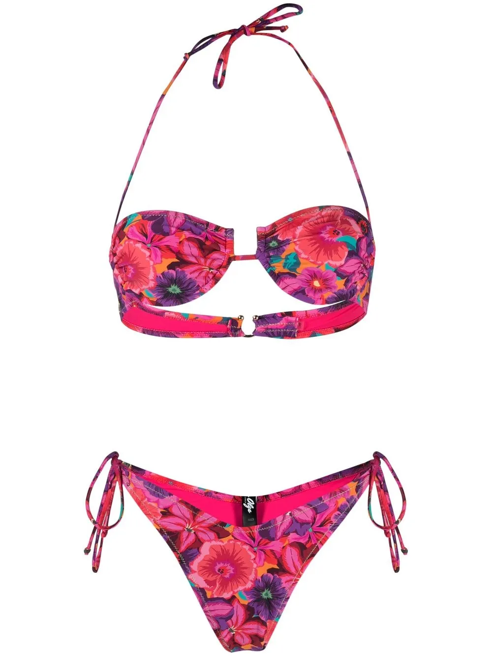 Reina Olga Penny floral-print Bikini Set - Farfetch