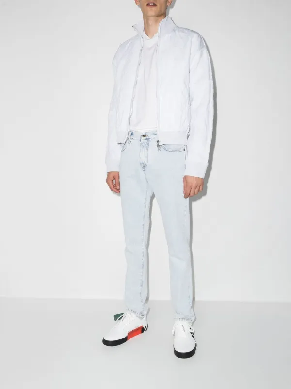 Off-White オフホワイト スキニージーンズ | ブルー | FARFETCH JP