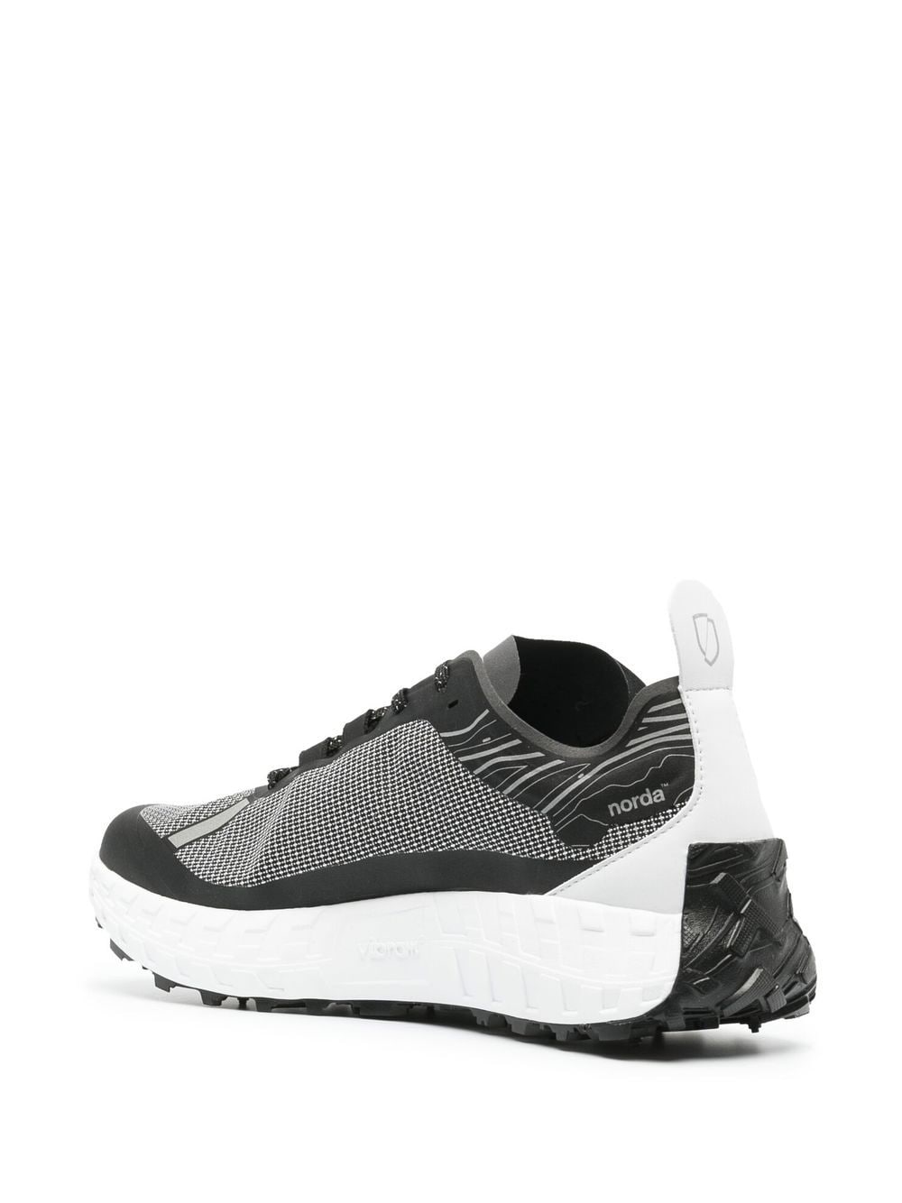  Norda 001 Lace-up Running Sneakers - Black 