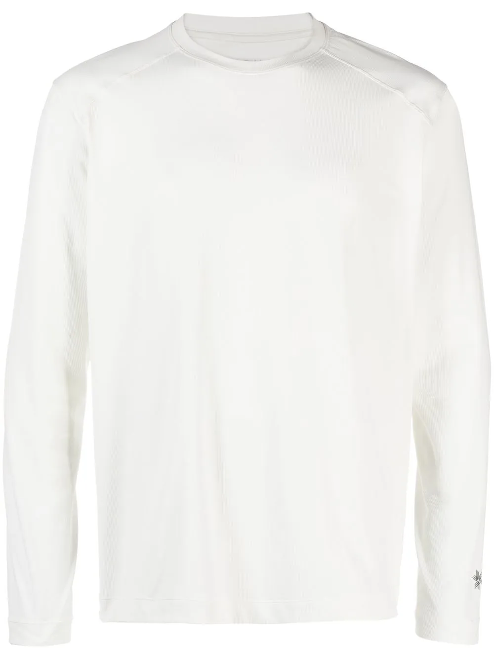 

Goldwin long-sleeved reflective-logo T-shirt - White