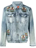 Who Decides War patch-detail denim jacket - Blue