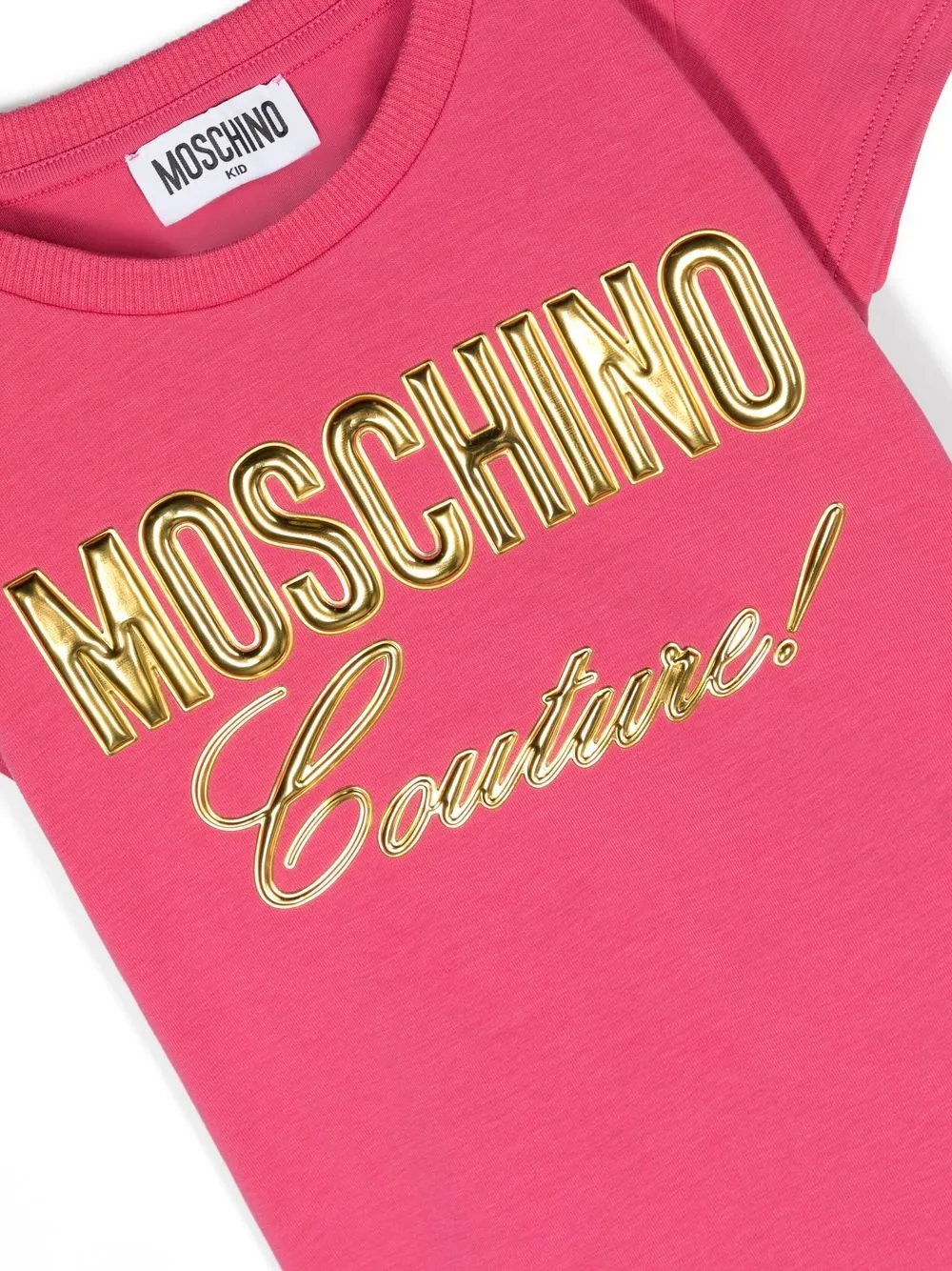  Moschino Kids T Shirt Mit Logo Print   Rosa 