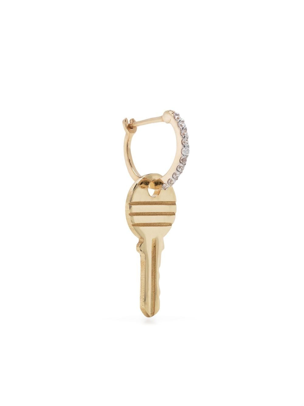 

Loren Stewart 14kt yellow gold key single earring