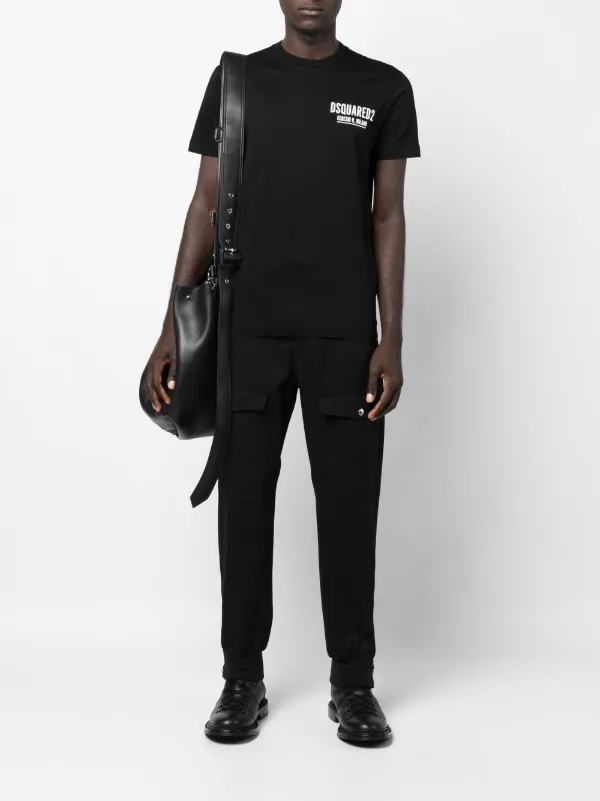 【関税込み】Dsquared2 ブラック ルーズフィット Tシャツ 19672244_44056129_1000.jpg