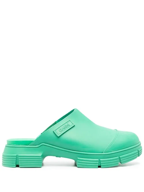 GANNI mules City - Vert - GANNI - Modalova