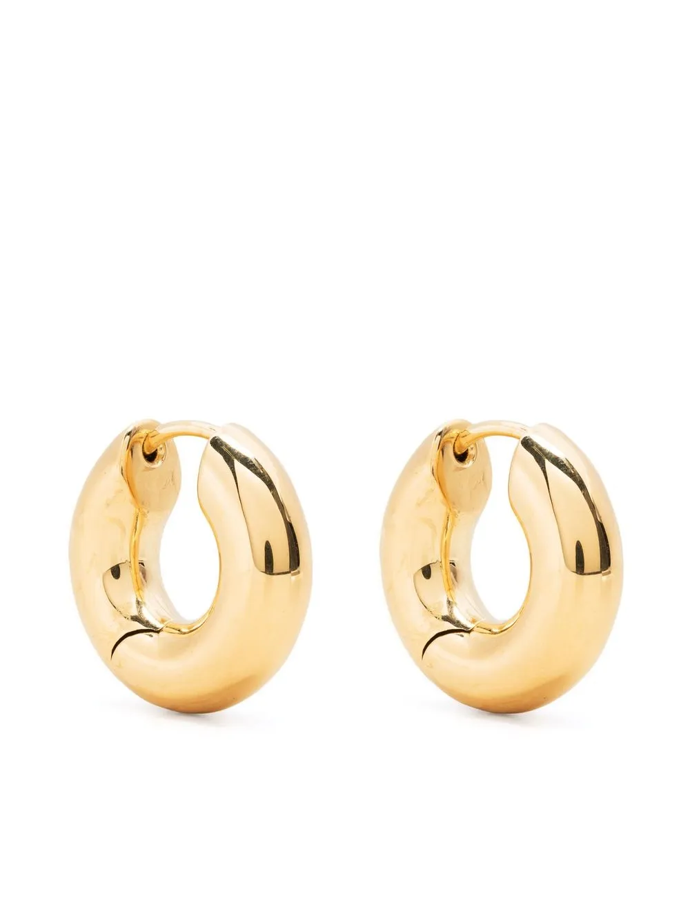 

Tom Wood chunky small hoop earrings - YELLOW GOLD