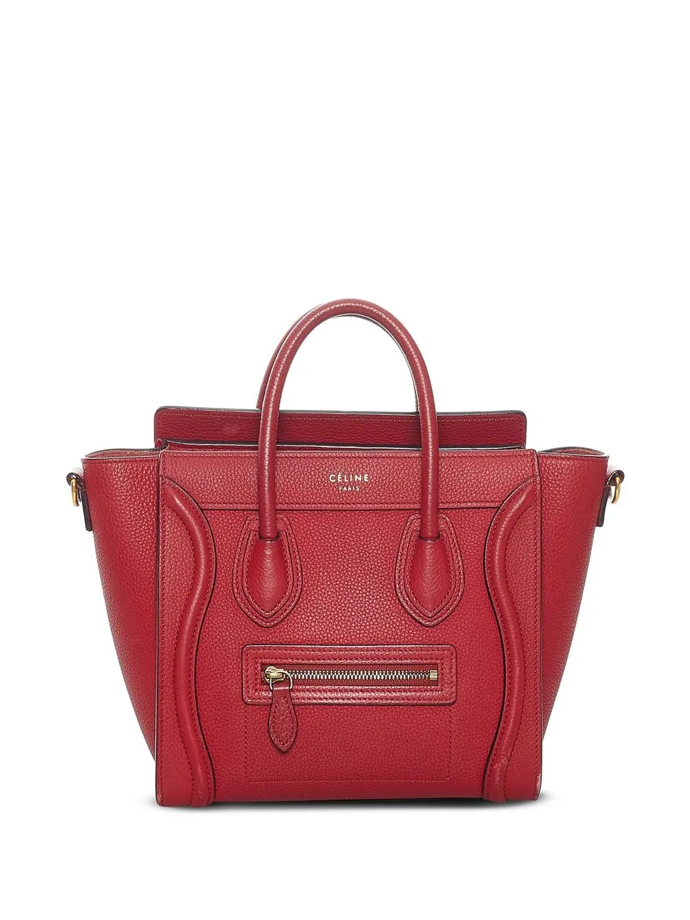 

Céline Pre-Owned bolsa satchel Nano Luggage - Rojo