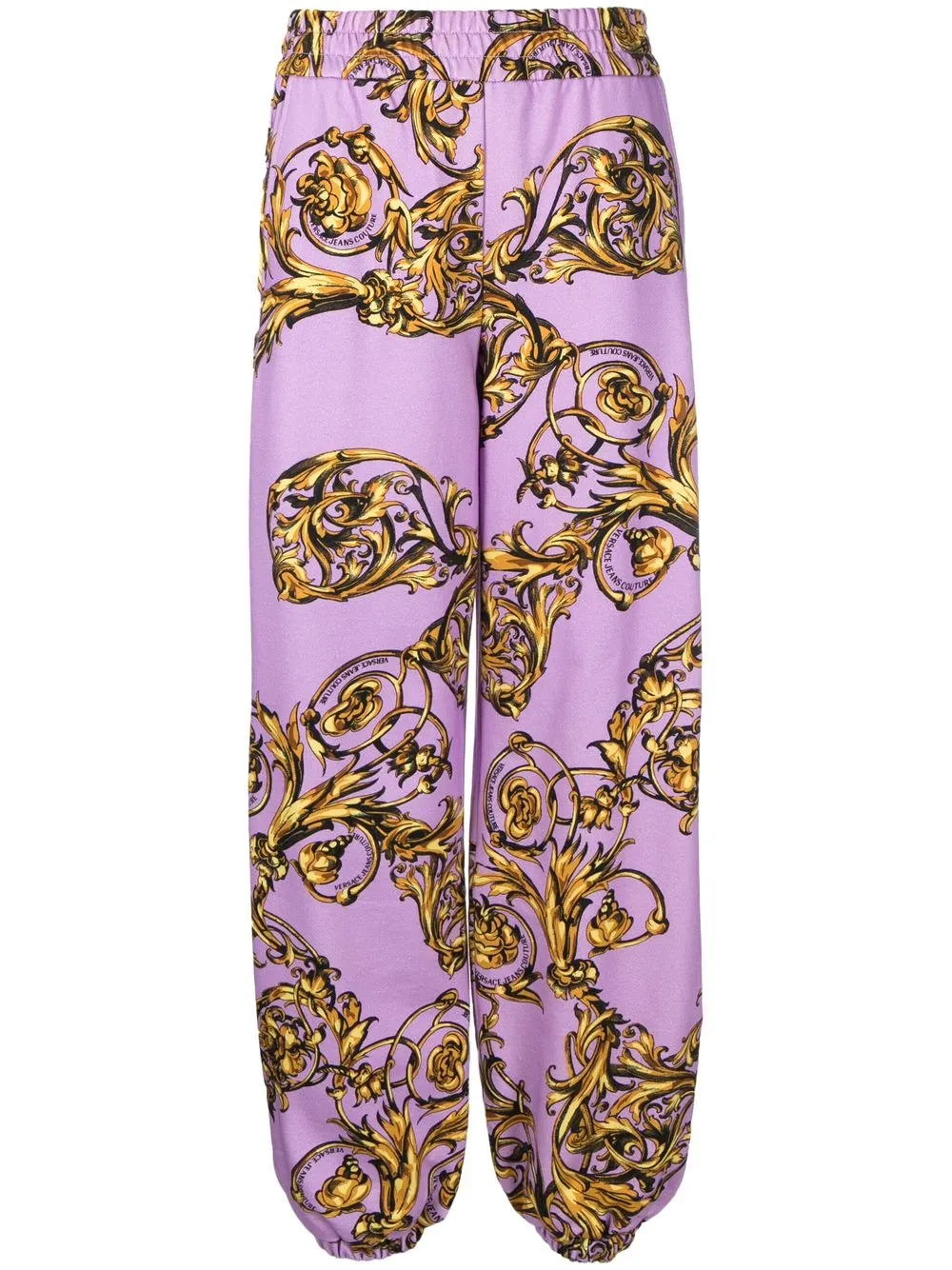 

Versace Jeans Couture pants con estampado Barocco - Morado