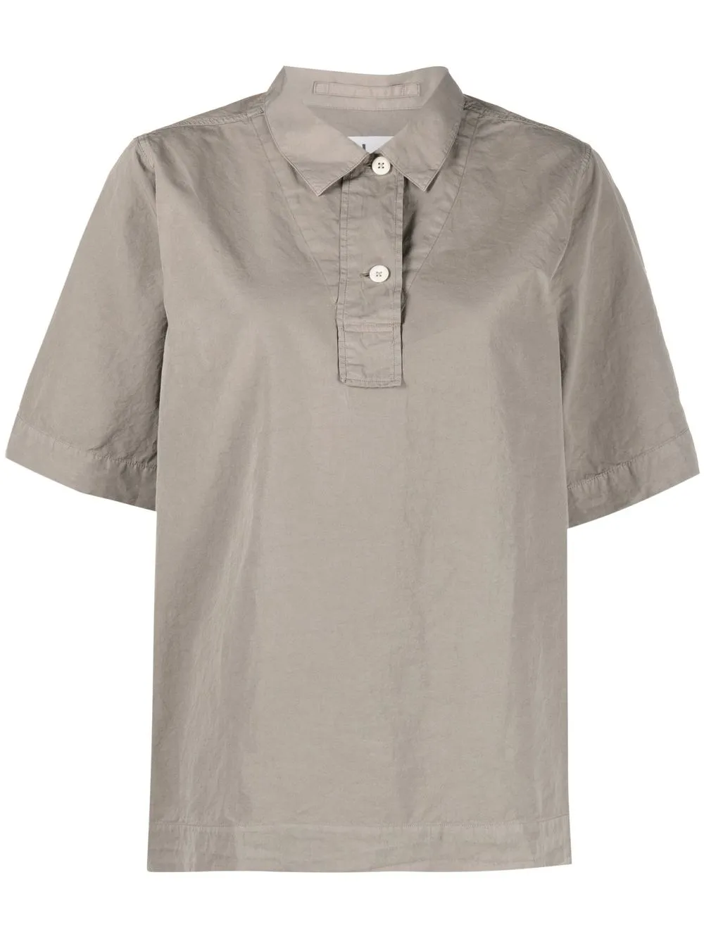 

Margaret Howell short-sleeve pullover polo shirt - Neutrals