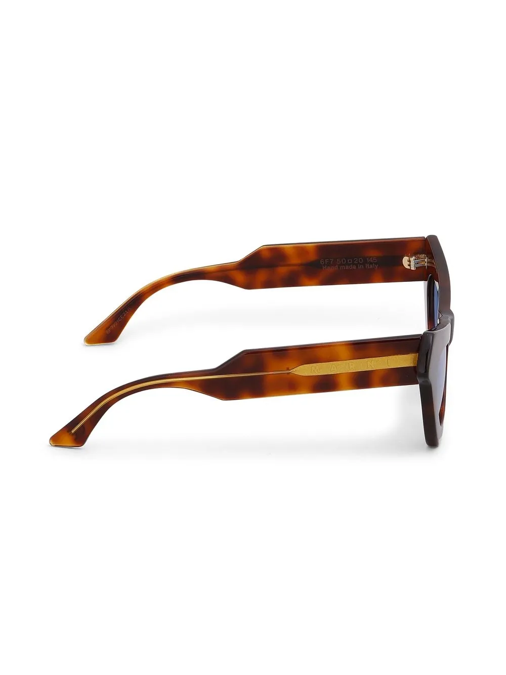 Marni Fairy Pool Triangular-frame Sunglasses In 红色