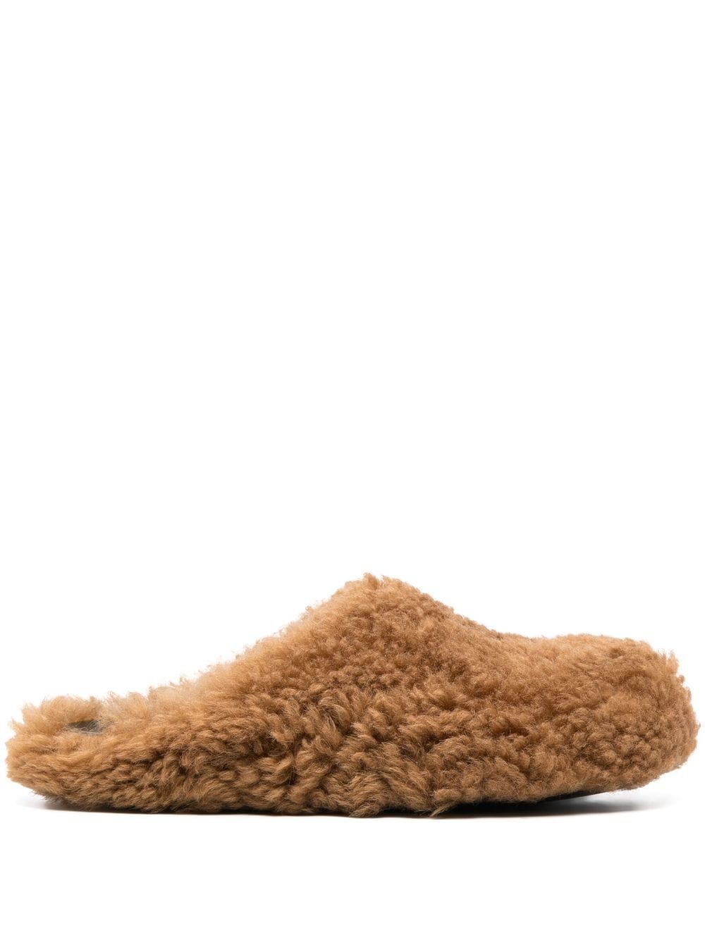 Image 1 of Marni round-toe shearling slippers