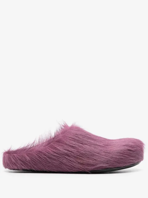 Marni  long-hair calfskin Fussbett sabot