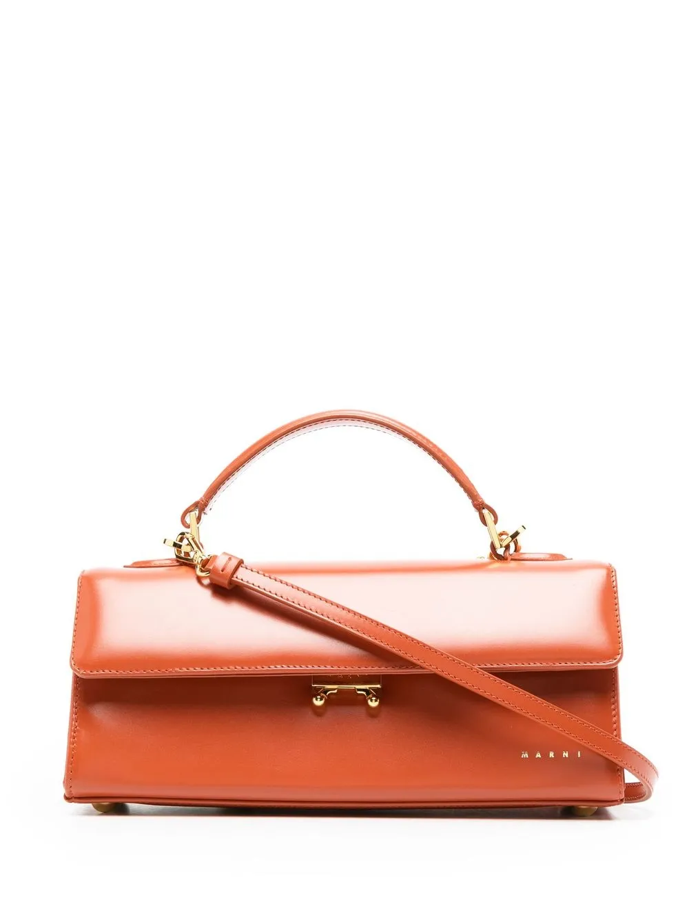 

Marni bolsa de hombro rectangular - Rojo