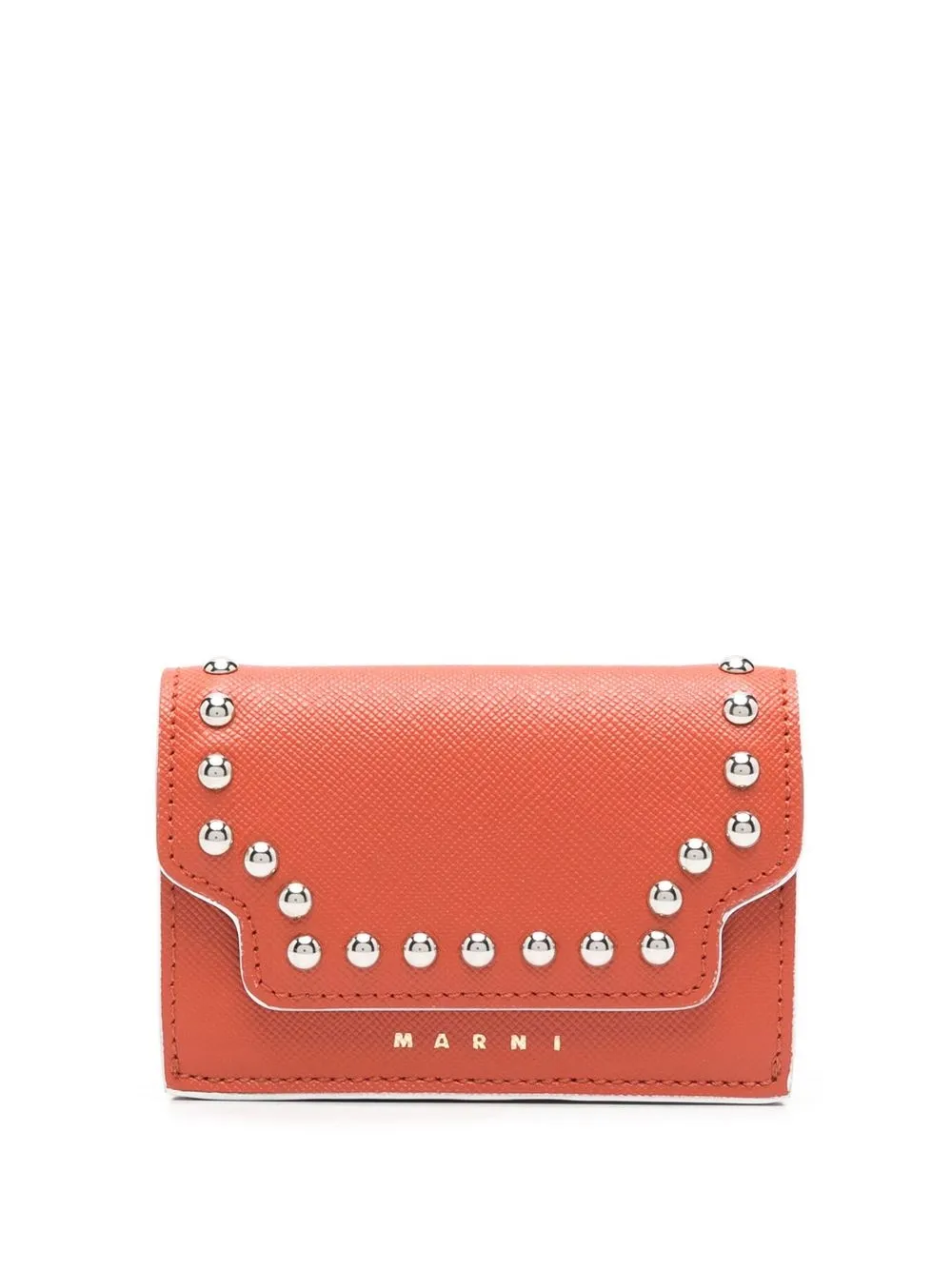 

Marni cartera con apliques - Rojo