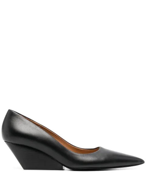 marni 尖头锥形跟高跟鞋