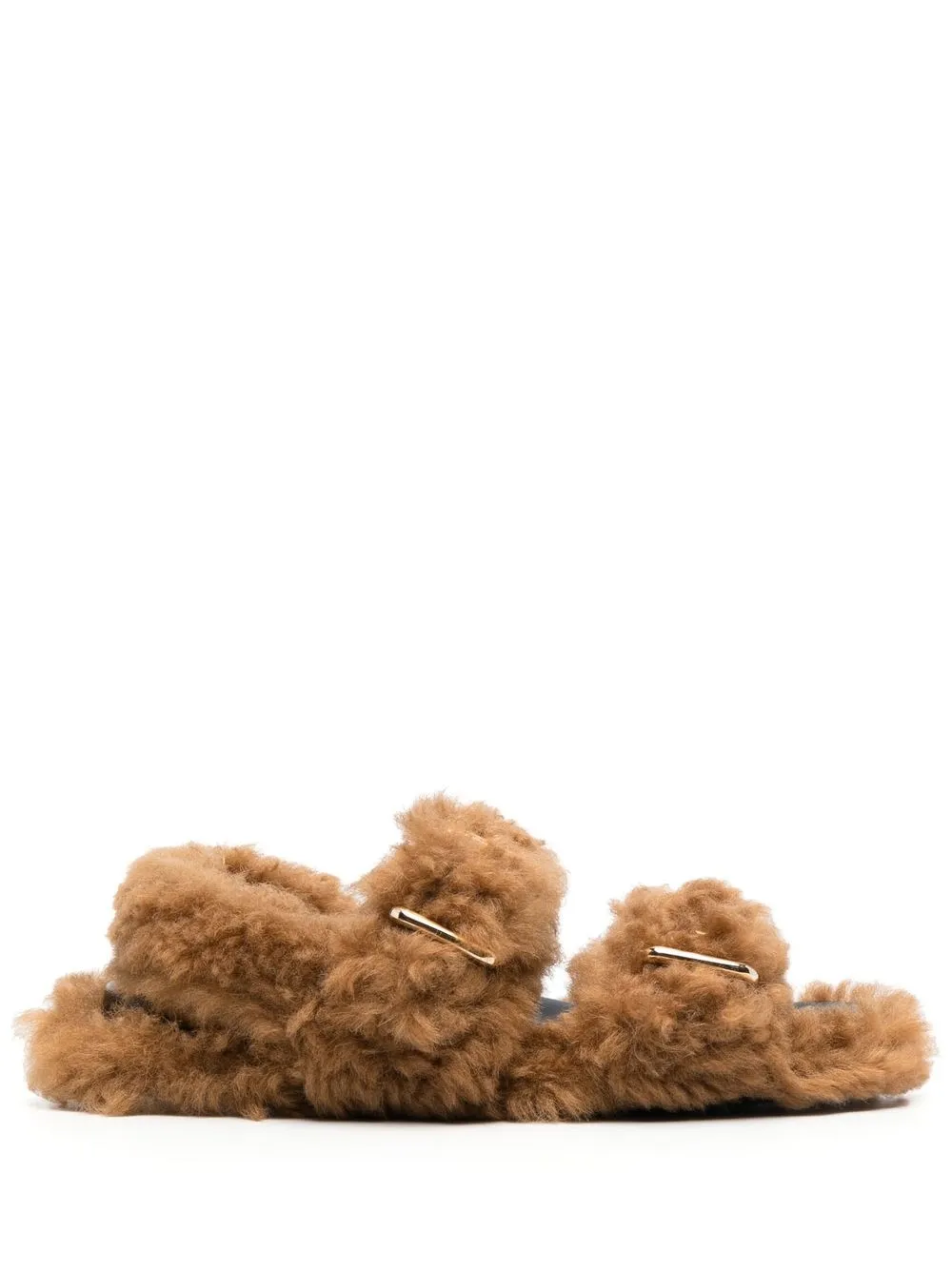 

Marni Fussbett shearling sandals - Brown