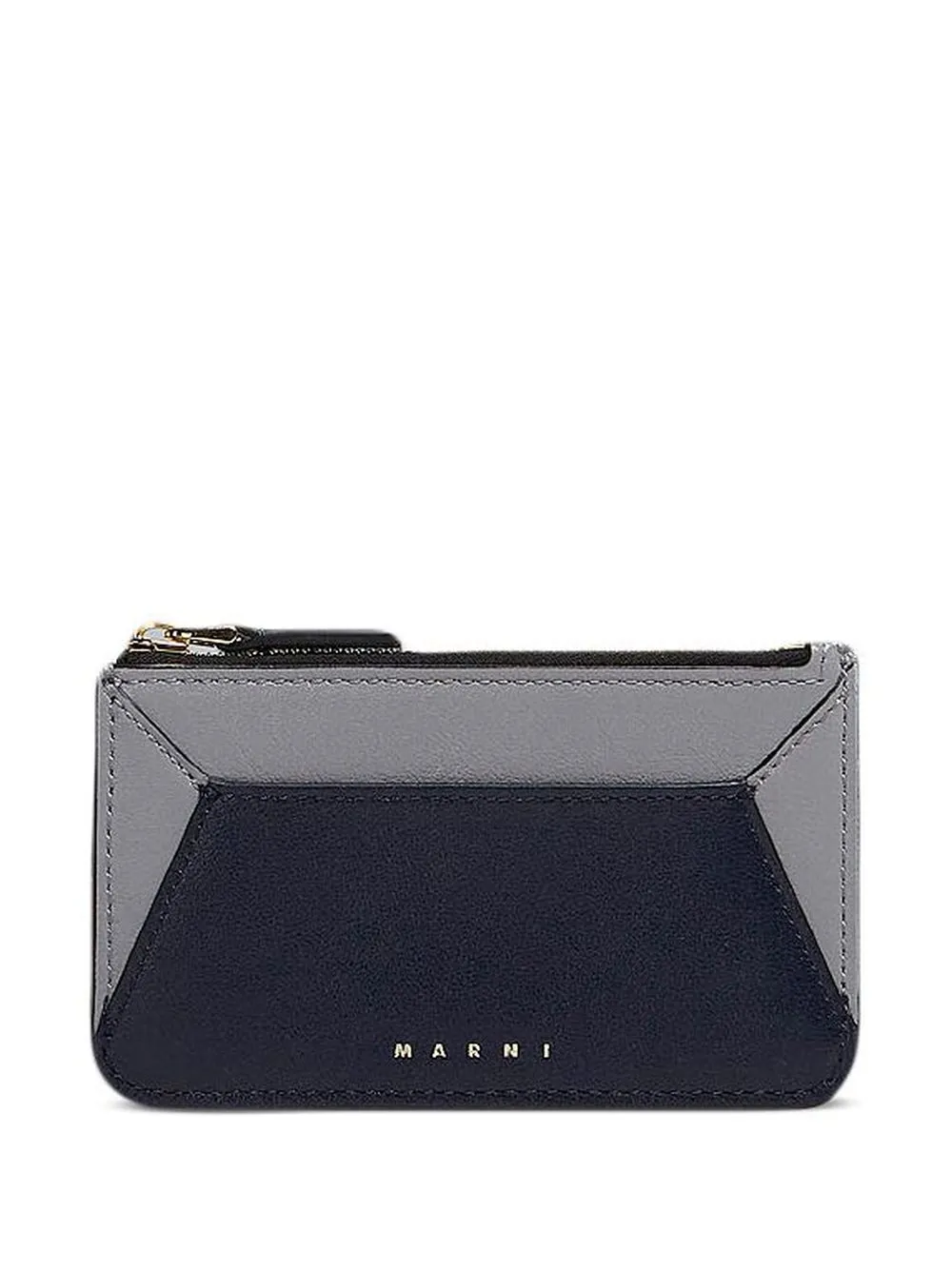 

Marni two-tone leather wallet - Grey