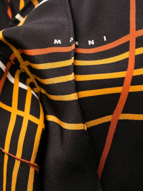 ★MARNI★ Striped Midi One Piece Multicolor ABMD0198Q0UFC250 Stripe Dress MARNI Multicolor | Grifo210