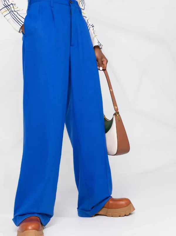 Marni high-waisted Tailored Trousers | Blue | FARFETCH Marni high-waisted Tailored Trousers | Blue | FARFETCH