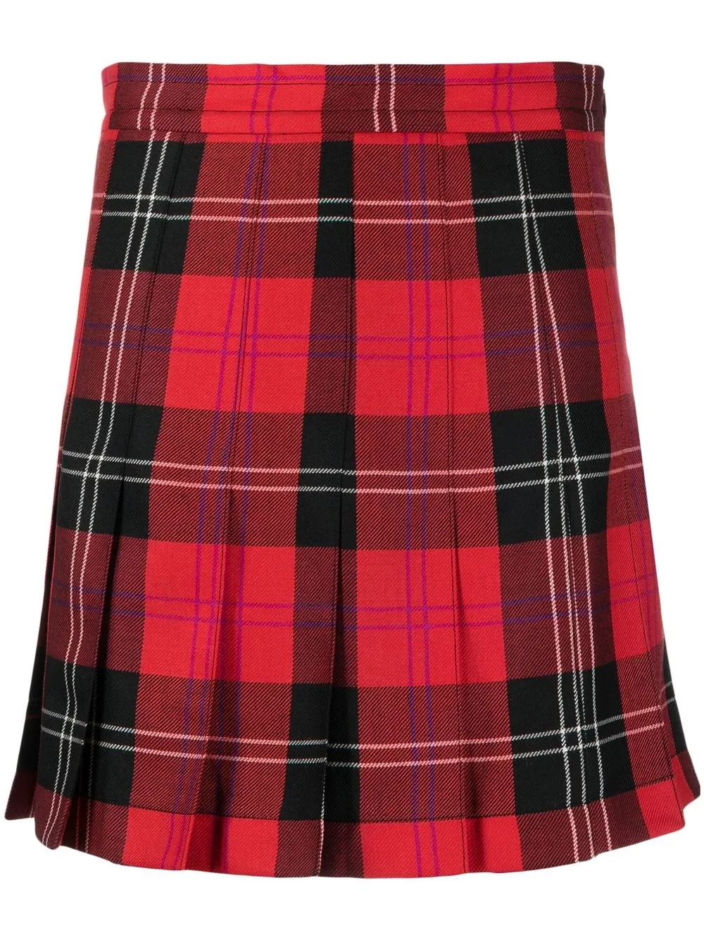 

Marni tartan pleated skirt - Red