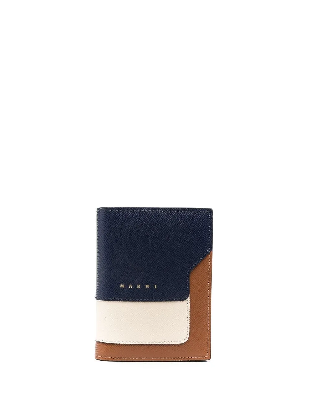 

Marni colour-block bi-fold wallet - Blue