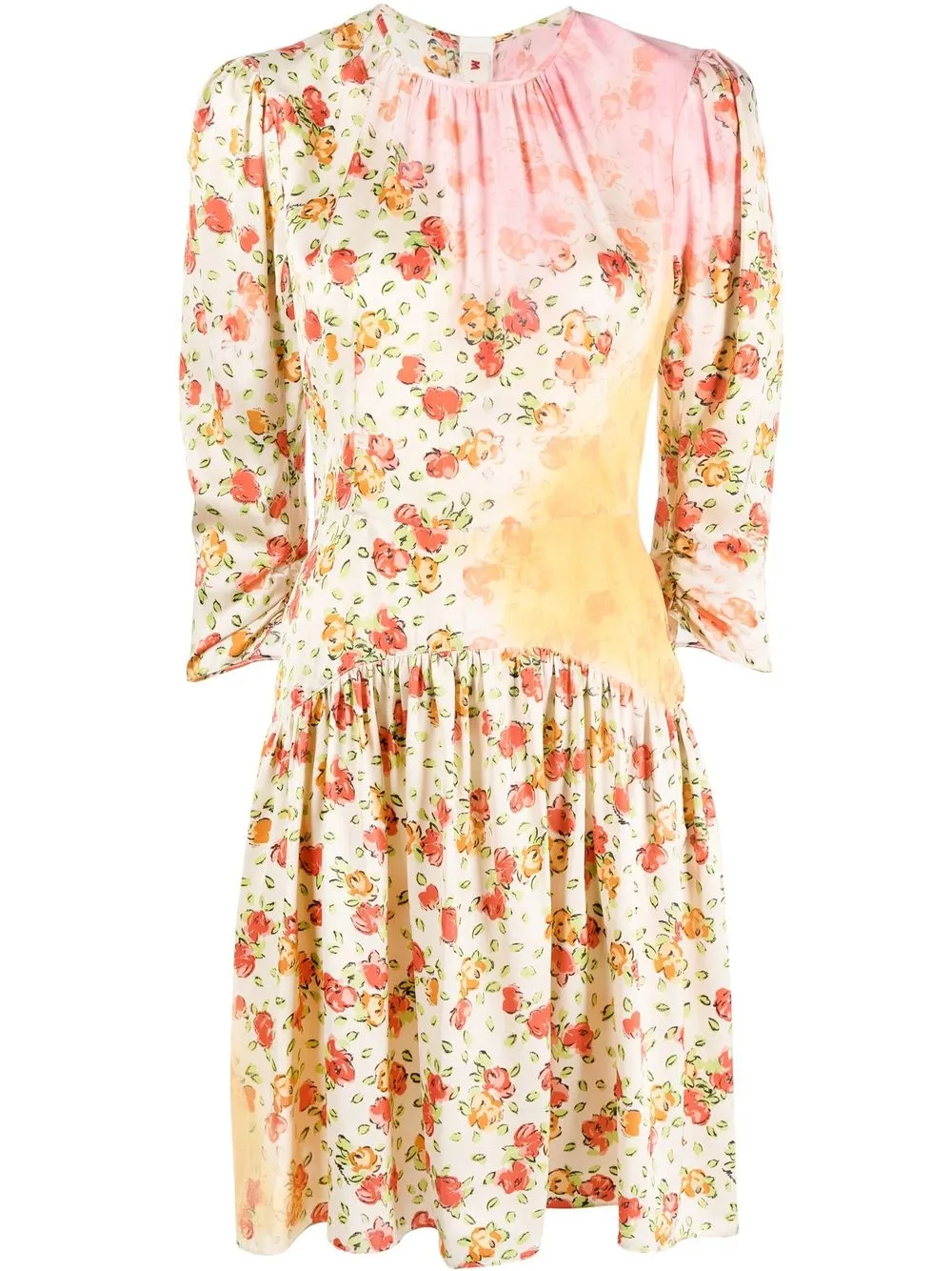 

Marni floral-print flared dress - Neutrals