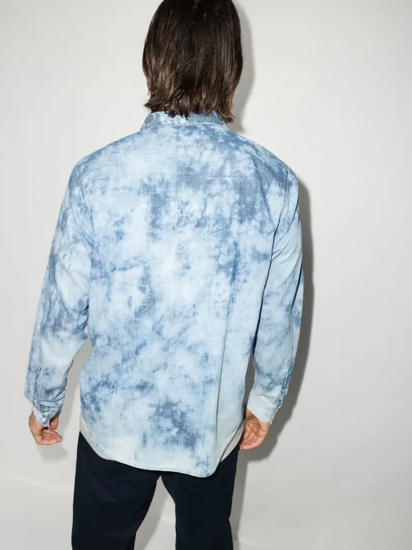 Bleached western shirt Clearance
