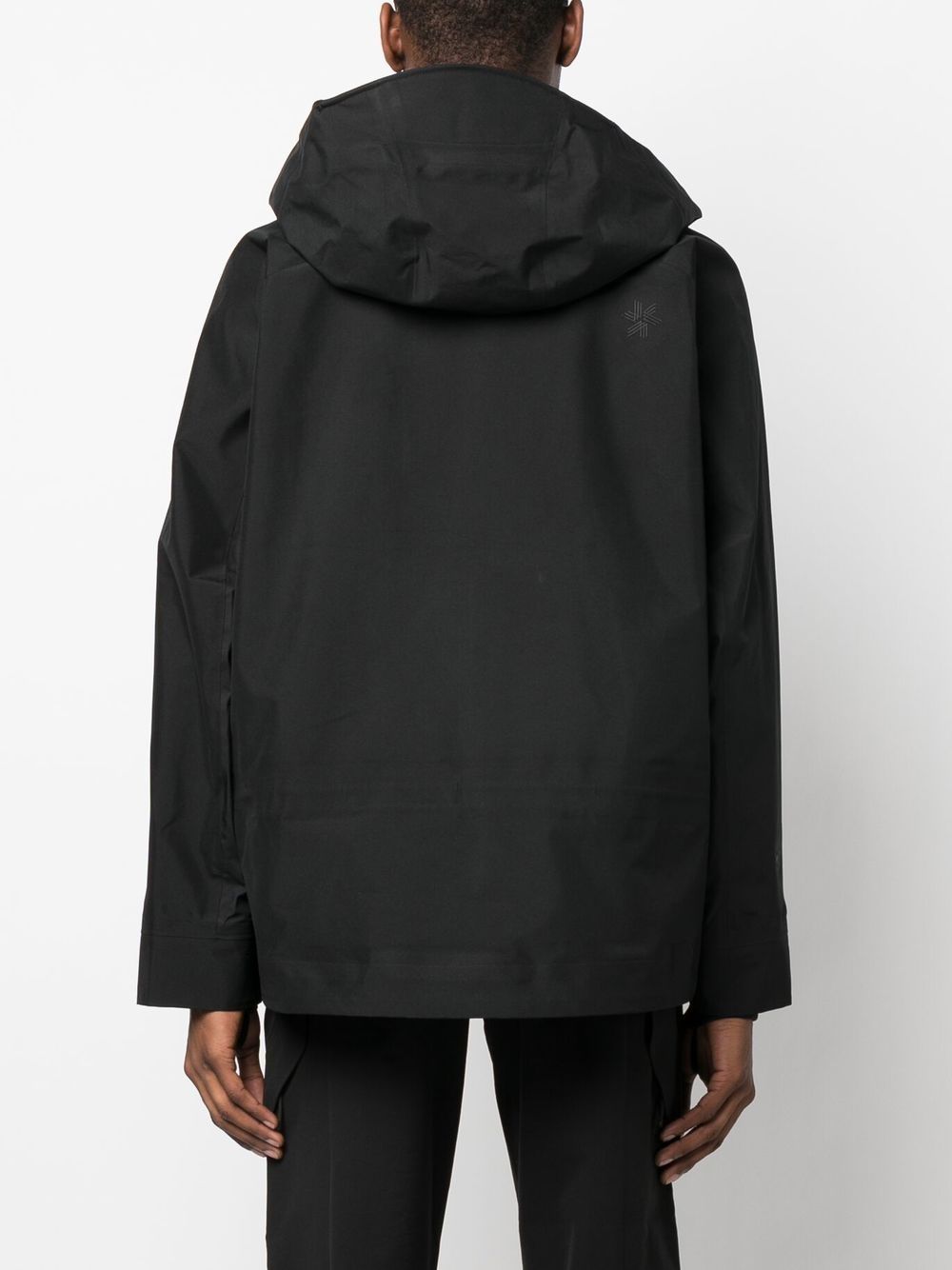 Shop Goldwin 3l Waterproof Hooded Jacket In Black