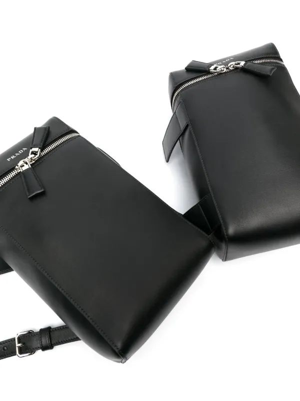 Prada プラダ Double バックパック | ブラック | FARFETCH JP