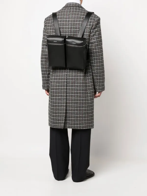 Prada プラダ Double バックパック | ブラック | FARFETCH JP