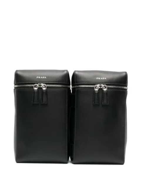 Prada Double leather backpack