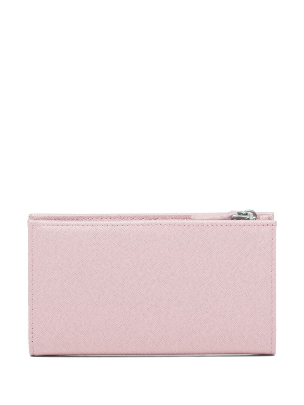 Prada Portemonnee met logo - Roze