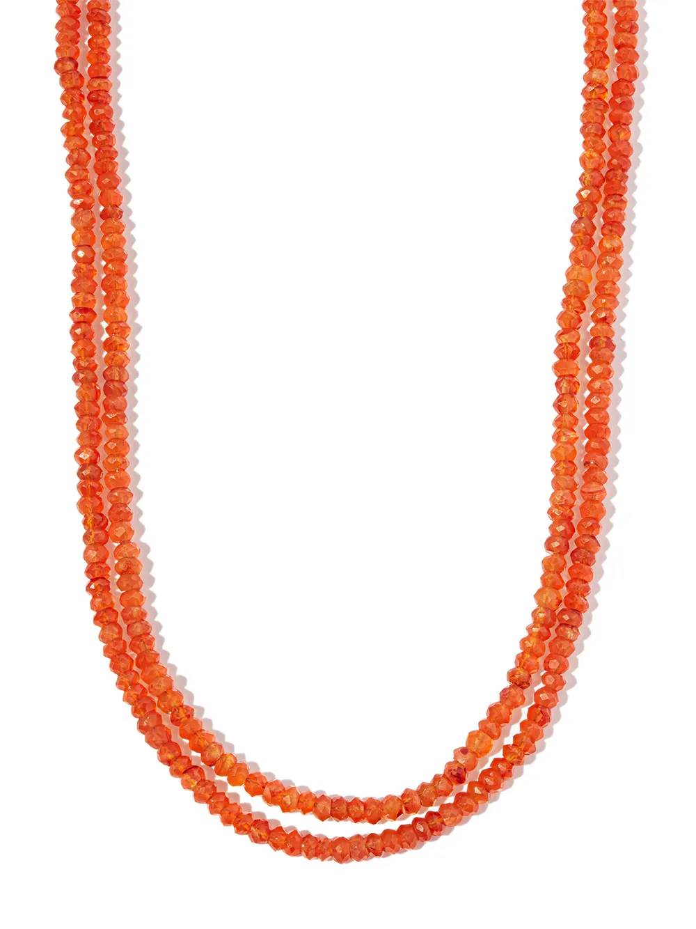 

JIA JIA 14kt yellow gold carnelian beaded necklace