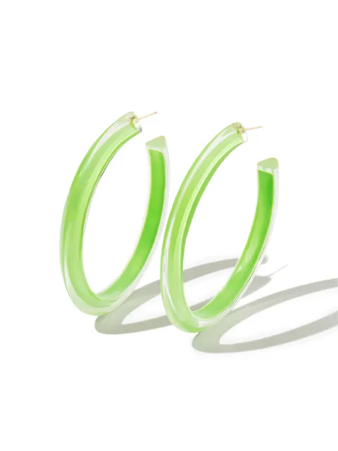 Alison Lou medium jelly hoop earrings