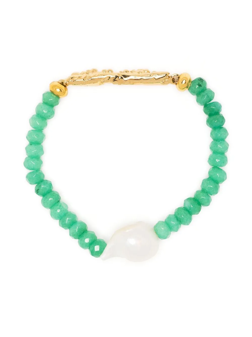 

By Alona Ella beaded pearl-charm bracelet - Green