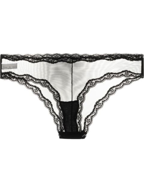 Fleur Du Mal sheer tulle bikini briefs