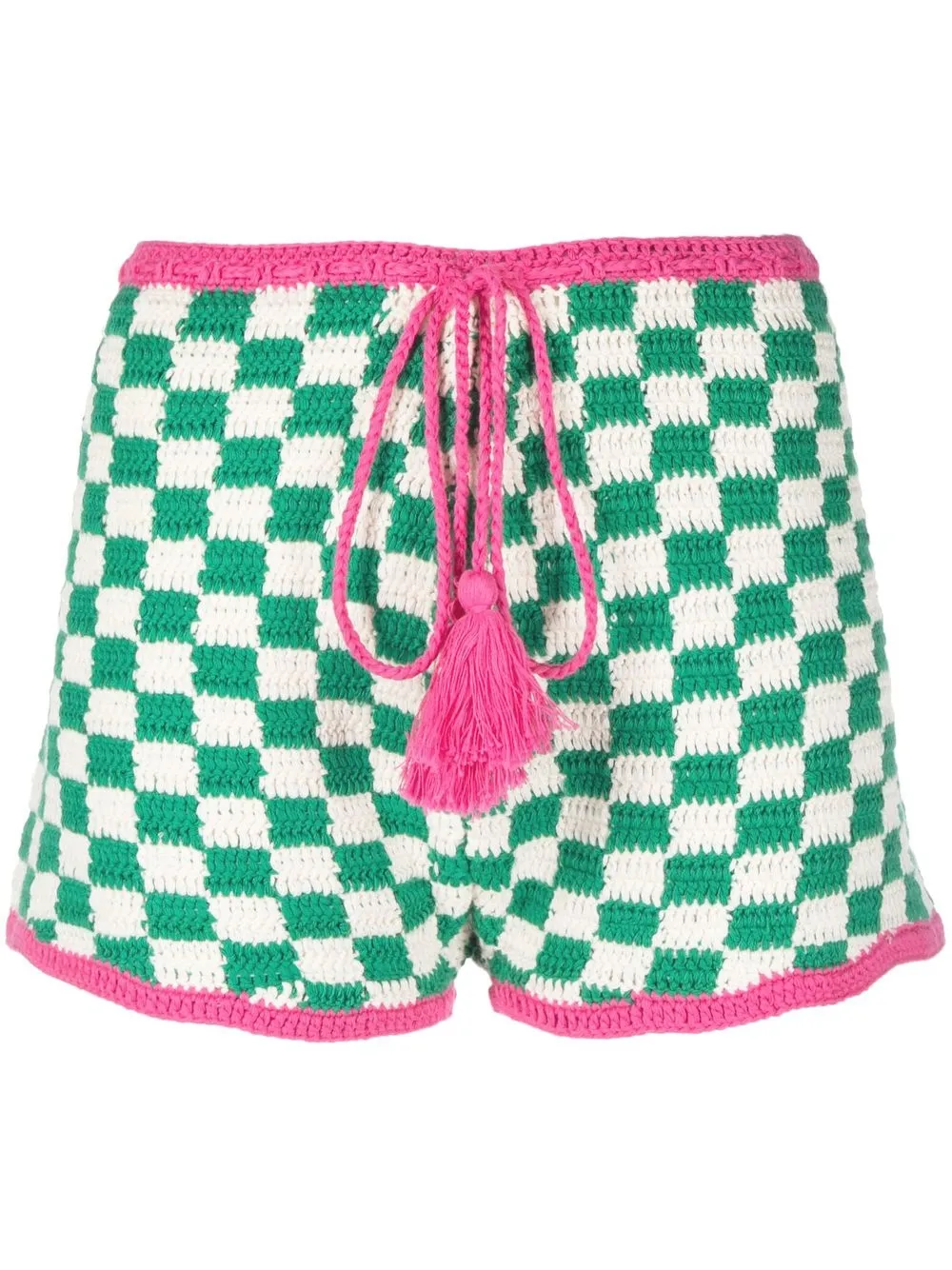 

MC2 Saint Barth shorts con cordones - Verde