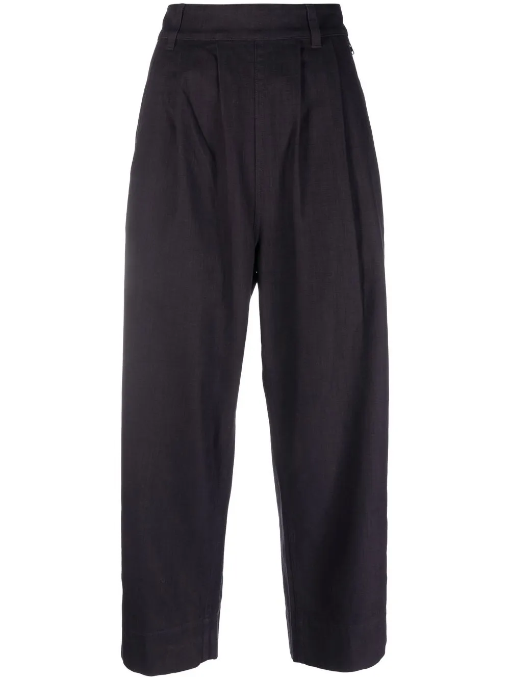 

Margaret Howell pantalones rectos con tiro alto - Negro