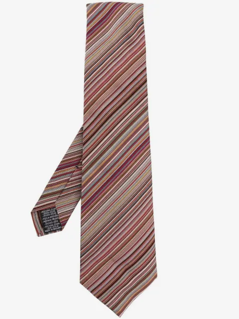 Paul Smith diagonal-stripe silk tie
