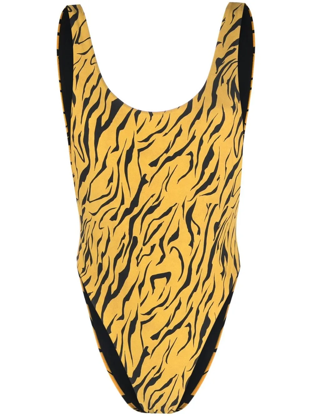 

Reina Olga tiger-print swimsuit - Yellow