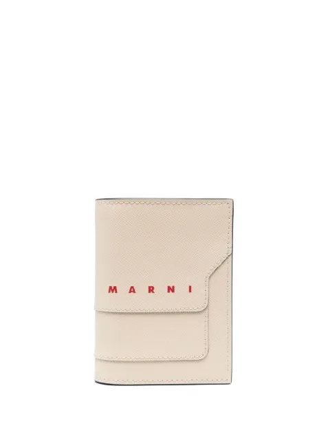 Marni logo-print bi-fold wallet