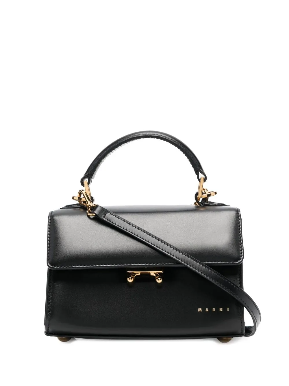 

Marni mini Trunk tote bag - Black