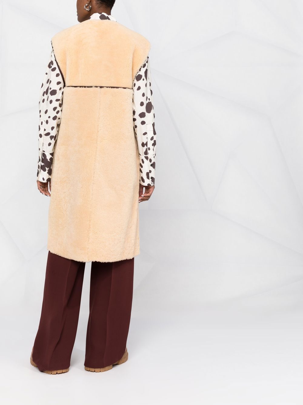 Affordable Marni reversible furry waistcoat Women