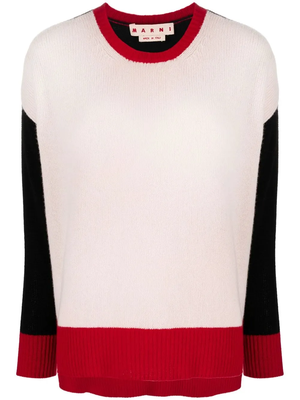 

Marni colour block jumper - Neutrals