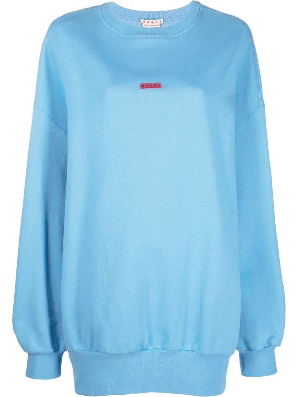 

Marni logo patch sweatshirt - Blue