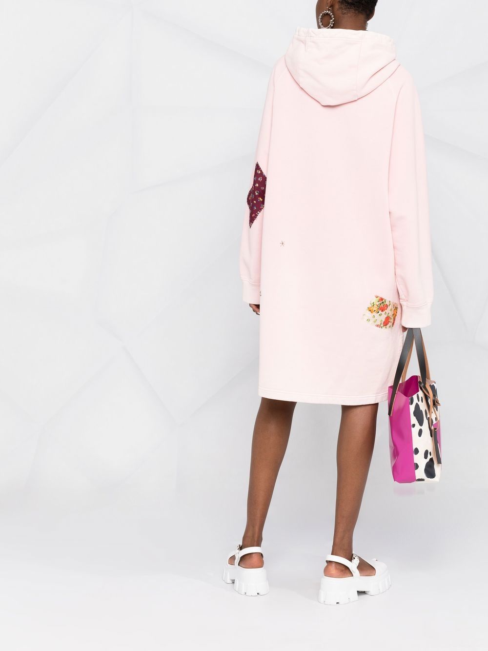 Marni embroidered hoodie dress Women